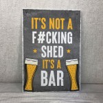 Bar Sign Shed Sign Funny Home Bar Sign Garden Shed Garage