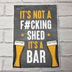 Bar Sign Shed Sign Funny Home Bar Sign Garden Shed Garage