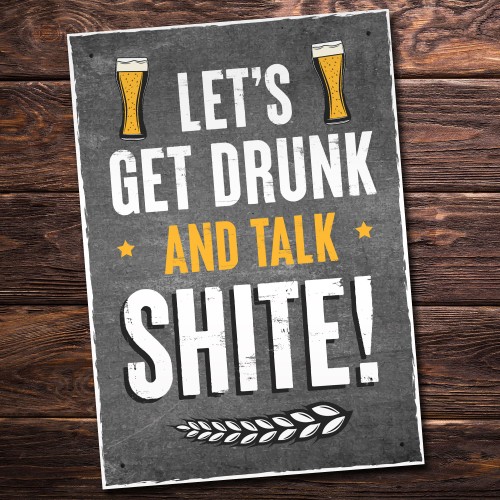 FUNNY Bar Sign Garden Signs Hanging Home Bar Sign Alcohol Gift