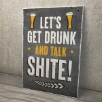 FUNNY Bar Sign Garden Signs Hanging Home Bar Sign Alcohol Gift