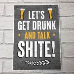 FUNNY Bar Sign Garden Signs Hanging Home Bar Sign Alcohol Gift