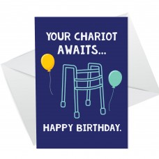 Funny Birthday Card for Mum Dad 50th 60th 70th 80th Joke Card