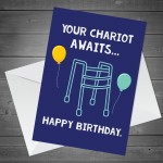 Funny Birthday Card for Mum Dad 50th 60th 70th 80th Joke Card