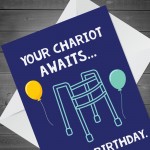 Funny Birthday Card for Mum Dad 50th 60th 70th 80th Joke Card