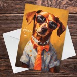 Funny Dog Birthday Card Novelty Card For Men Women Him Her 