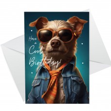 Funny Birthday Card For Him Her Men Women Funny Dog Card 