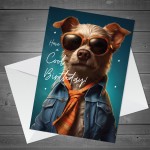 Funny Birthday Card For Him Her Men Women Funny Dog Card 