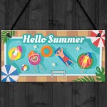 Summer Garden Hot Tub Accessories Garden Decor Plaque Swimming