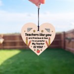 Teacher Thank You Wooden Keyring Appreciation Teacher Leaving 