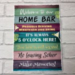 Bar Accessories for Home Pub Bar Welcome Sign Outside Garden 