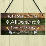 Allotment Sign Hanging Garden Shed Plaque Welcome Sign Gift