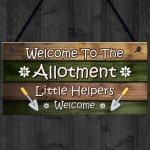 Allotment Sign Hanging Garden Shed Plaque Welcome Sign Gift