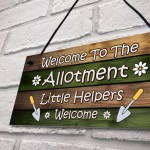 Allotment Sign Hanging Garden Shed Plaque Welcome Sign Gift