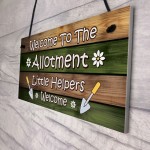 Allotment Sign Hanging Garden Shed Plaque Welcome Sign Gift