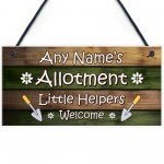  Allotment Sign Personalised Hanging Sign For Garden Summerhouse