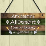  Allotment Sign Personalised Hanging Sign For Garden Summerhouse