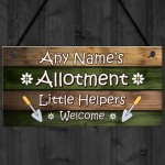  Allotment Sign Personalised Hanging Sign For Garden Summerhouse