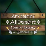  Allotment Sign Personalised Hanging Sign For Garden Summerhouse