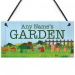 Personalised Garden Sign And Plaque For Home Gift For Him Her