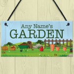 Personalised Garden Sign And Plaque For Home Gift For Him Her