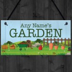 Personalised Garden Sign And Plaque For Home Gift For Him Her