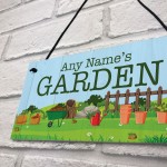 Personalised Garden Sign And Plaque For Home Gift For Him Her