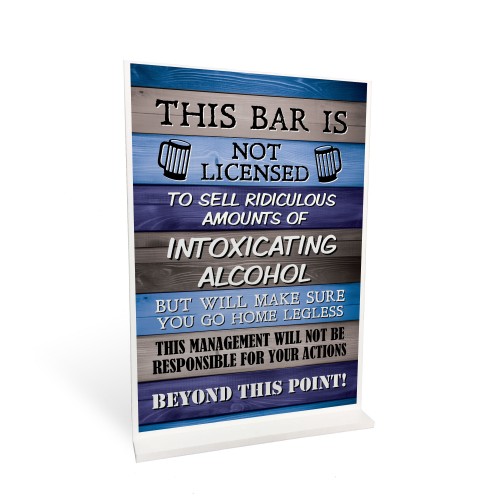 Man Cave Bar Shed Sign Standing Plaque Gift For Men Funny