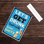 Funny Humour Bar Sign For Home Bar Pub Man Cave Garage
