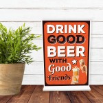 Novelty Bar Sign Standing Plaque Home Bar Man Cave Decor Bar