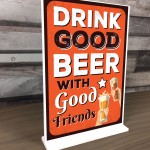 Novelty Bar Sign Standing Plaque Home Bar Man Cave Decor Bar