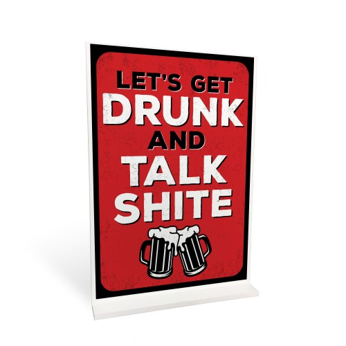 Funny Standing Sign For Home Bar Man Cave Shed Alcohol Beer Sign