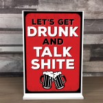 Funny Standing Sign For Home Bar Man Cave Shed Alcohol Beer Sign