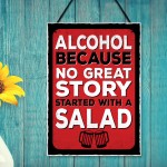 Novelty Home Bar Sign Funny Sign For Garden Bar Shed Man Cave