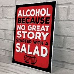 Novelty Home Bar Sign Funny Sign For Garden Bar Shed Man Cave