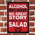 Novelty Home Bar Sign Funny Sign For Garden Bar Shed Man Cave