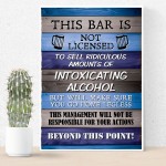 Funny Hanging Bar Sign For Man Cave Home Bar Shed Pub Wall Sign