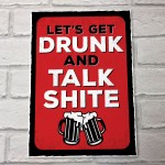 FUNNY Bar Sign A4 Garden Signs Home Bar Sign Alcohol Gift