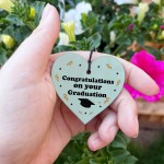 Congratulations On Your Graduation Gift Wood Keyring Daughter