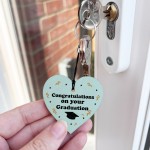Congratulations On Your Graduation Gift Wood Keyring Daughter