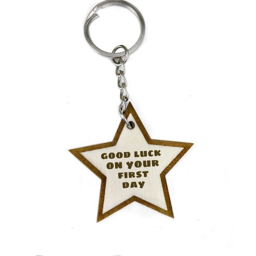 Good Luck For First Day At Nursery School Pre School Keyring