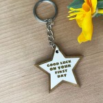 Good Luck For First Day At Nursery School Pre School Keyring