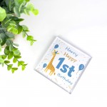 Personalised Happy 1st Birthday Gift For Baby Boy Son Grandson
