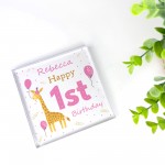 Personalised Happy 1st Birthday Gift For Baby Girl Daughter