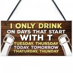 Funny Joke Bar Signs And Plaques Hanging Sign For Home Bar Shed