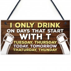 Funny Joke Bar Signs And Plaques Hanging Sign For Home Bar Shed