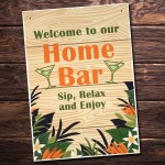 Funny Shabby Home Bar Sign For Garden Summerhouse Home Friend