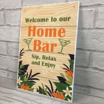 Funny Shabby Home Bar Sign For Garden Summerhouse Home Friend