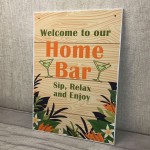 Funny Shabby Home Bar Sign For Garden Summerhouse Home Friend