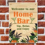 Funny Shabby Home Bar Sign For Garden Summerhouse Home Friend