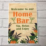 Funny Shabby Home Bar Sign For Garden Summerhouse Home Friend